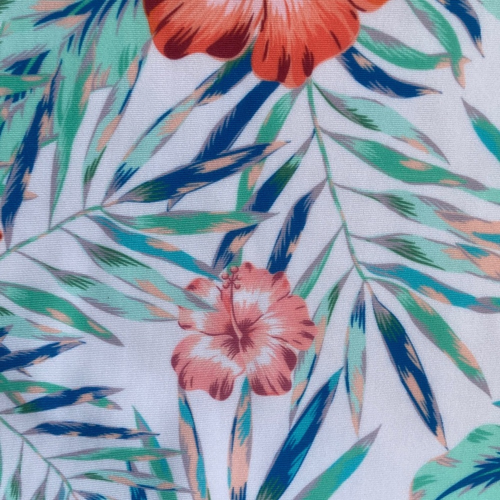 Nicole Miller One piece racerback Swimsuit Bellini blossom floral printed 2X - Picture 4 of 14